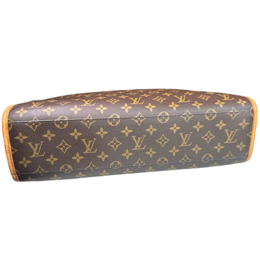Louis Vuitton Brown and Tan Monogram Tote - Picture 7 of 13